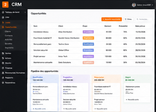 Capture SMARTERP - CRM & Pipeline